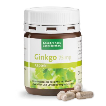 Ginkgo Capsules 75 mg 30 capsules